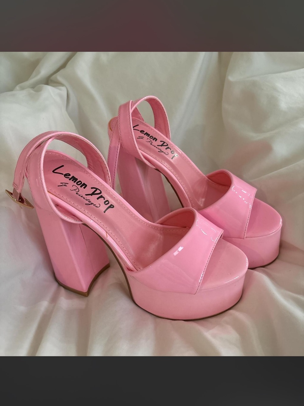 Lemon Drop Pink Ruduki Heels